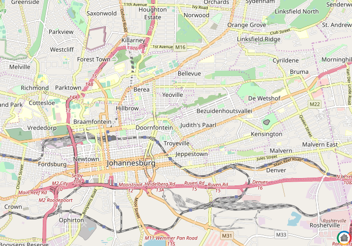 Map location of Bertrams